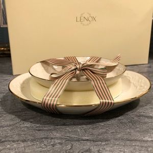 Lenox carved Vanity Dishes